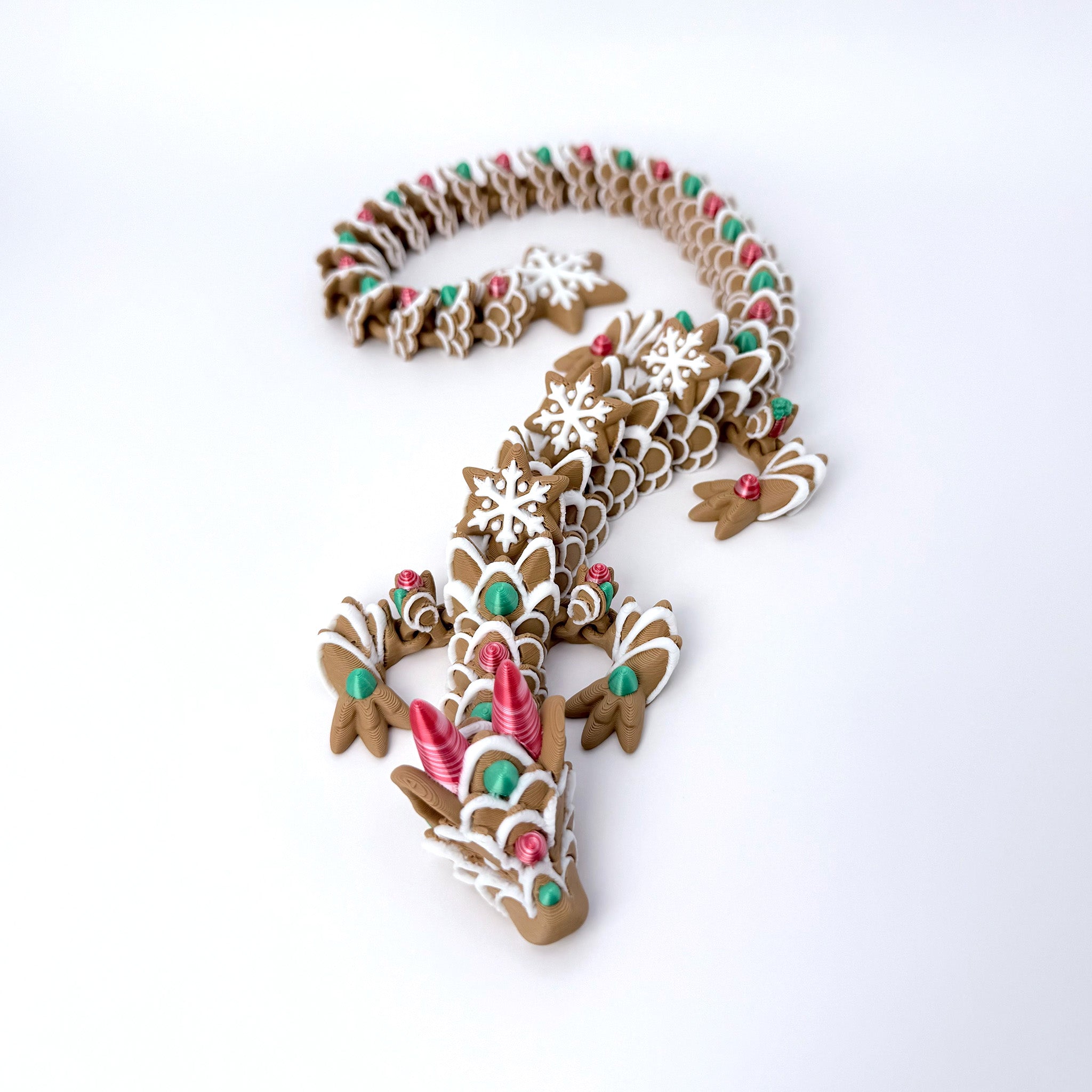 Gingerbread Dragon Top Angle