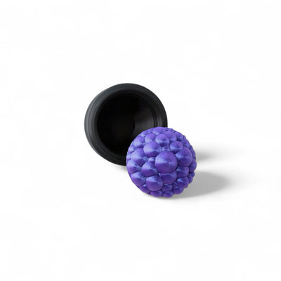 Black Witch’s Cauldron with Bubbling Purple Lid