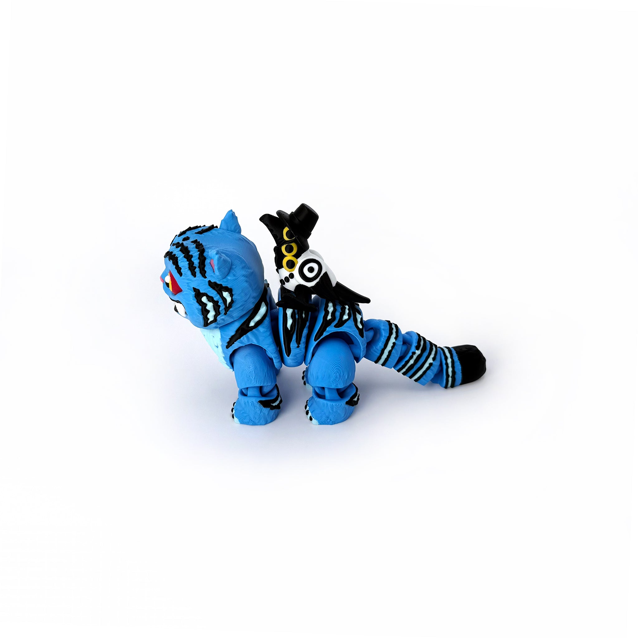 Derpy Flexi Tiger with Sussie the Magpie