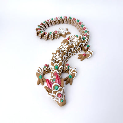 Gingerbread Dragon Top Angle