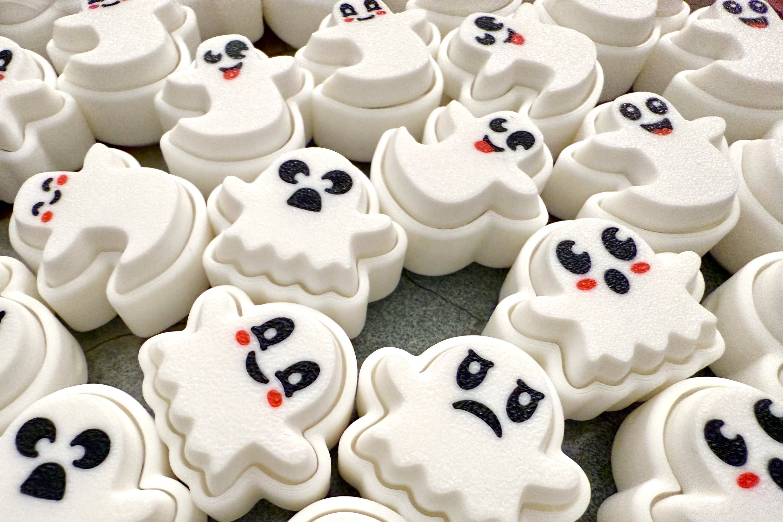 Spooky White Ghost Clickers