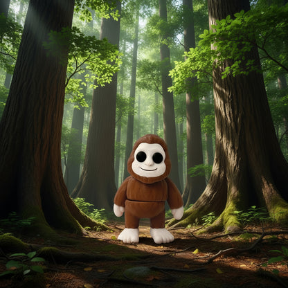 Mini Bigfoot in a Forest