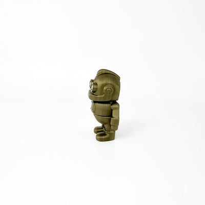 Mini Bronze Robot (Side)