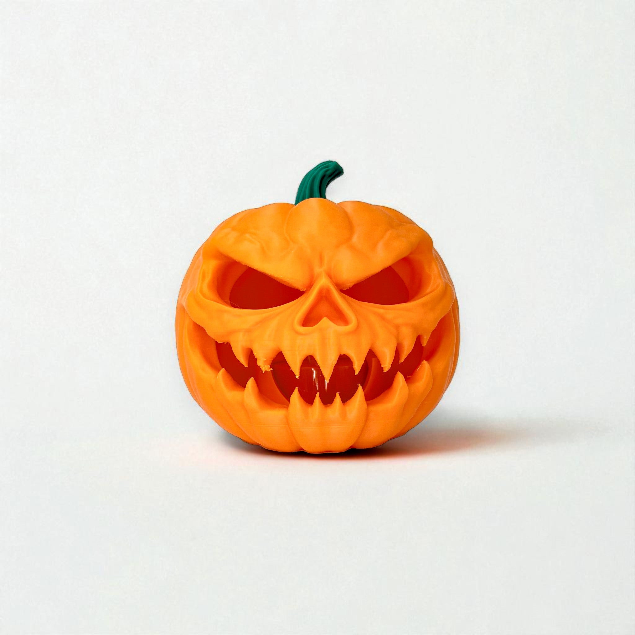 Scary Halloween Tealight Pumpkin (Medium)