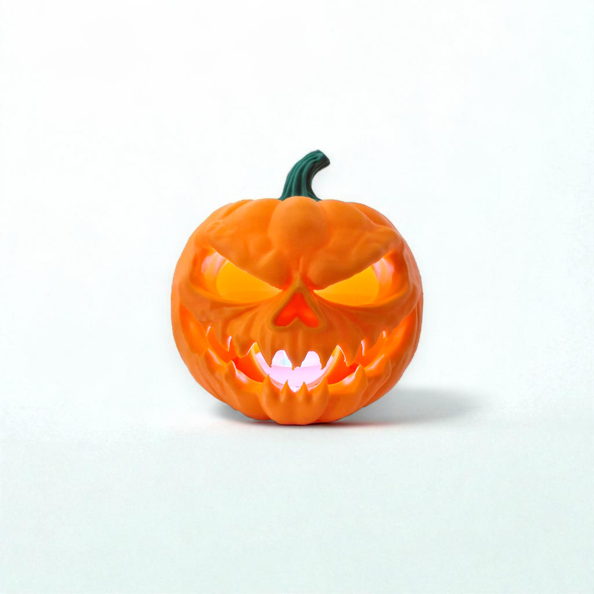 Scary Halloween Tealight Pumpkin (Medium)